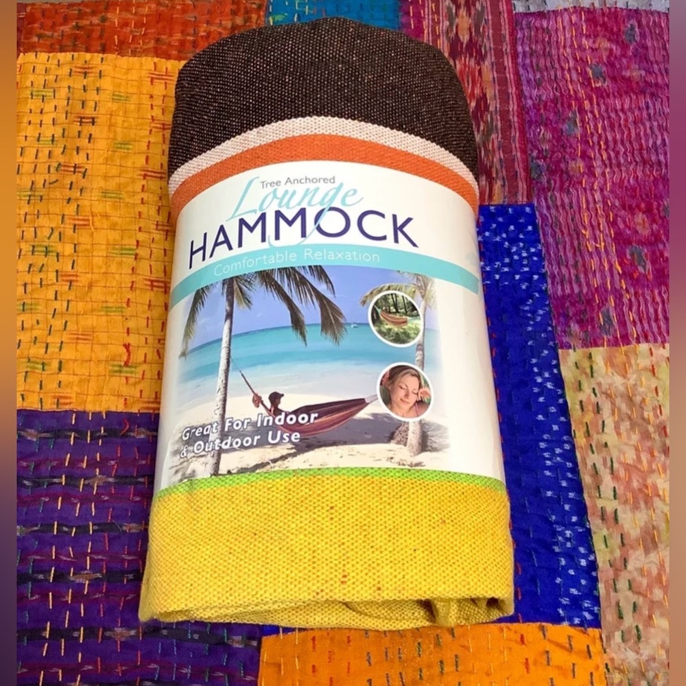 Blue Star Tree Anchored Lounge Hammock